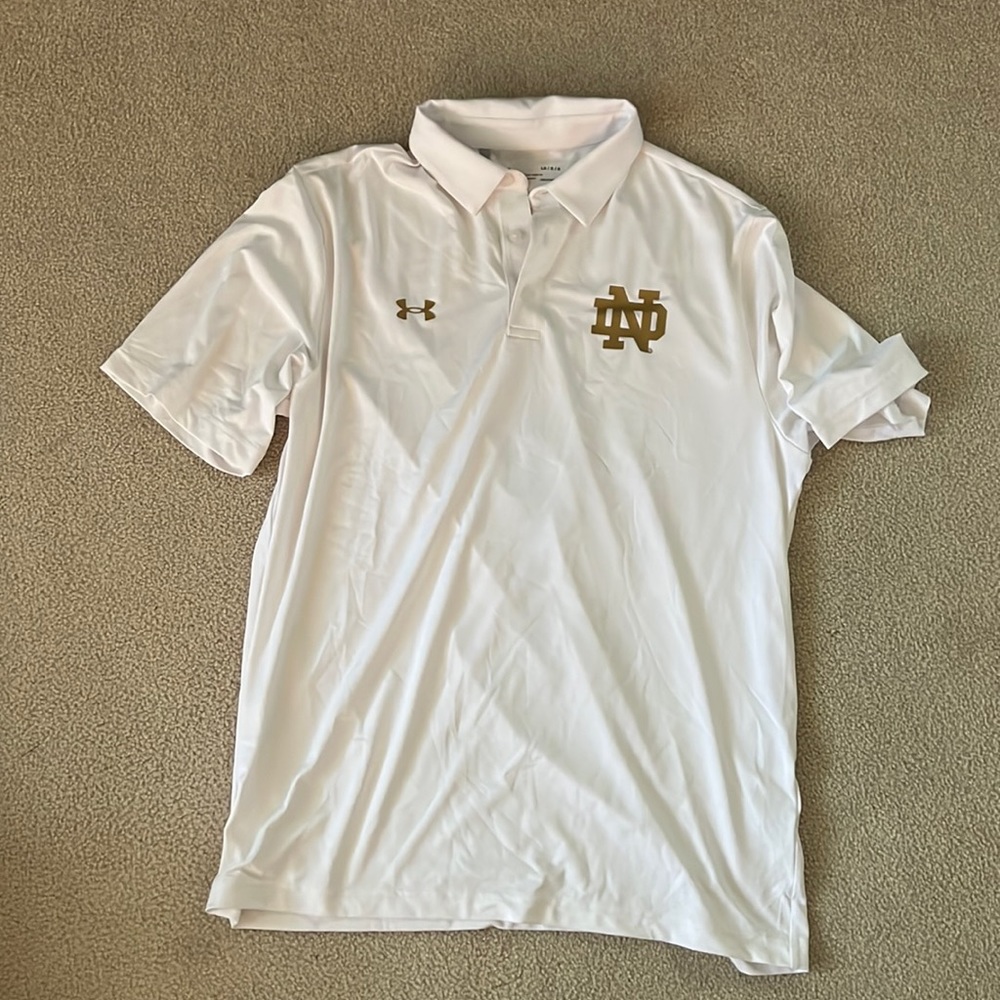 Special collection Notre Dame Shamrock Series 2022 Las Vegas polo — rare